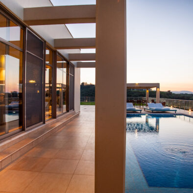 luxury villa with pool to stay in chania